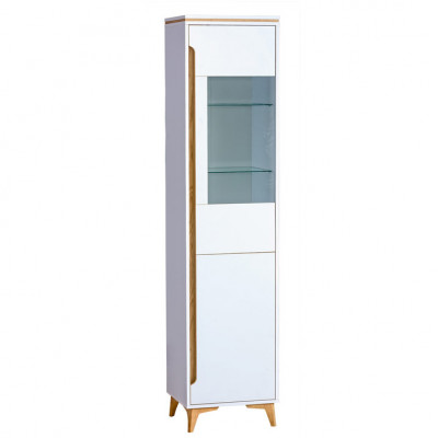 Vitrinn Vitrinn Anrichte Schaf Regal Modern Stil Wunnzëmmer Kollektioun Wäiss