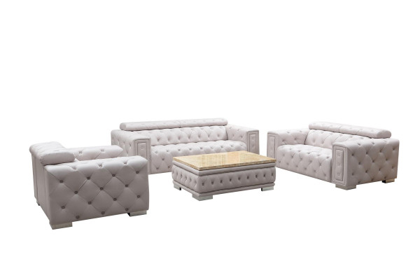 Couch Set Garnitur Polster Lieder Design Chesterfield Sofagarnitur 3+2+1 9914 Nei