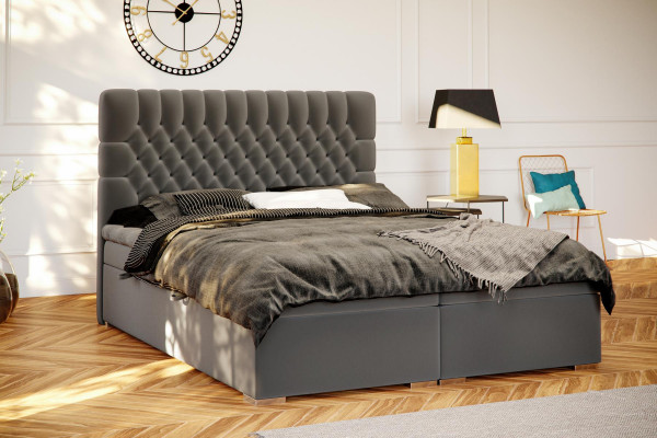 Boxspringbett Hotel duebel Chesterfield Luxus Better Polster Këscht Funktioun