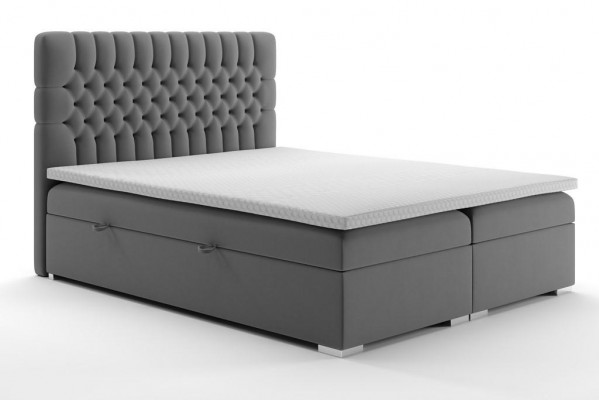 Boxspringbett Hotel duebel Chesterfield Luxus Better Polster Këscht Funktioun