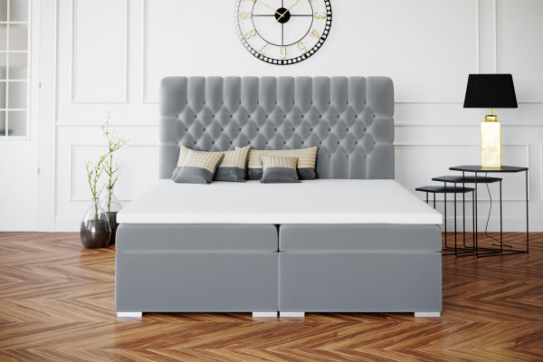 Boxspringbett Hotel duebel Chesterfield Luxus Better Polster Këscht Funktioun