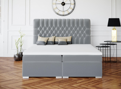 Boxspringbett Hotel duebel Chesterfield Luxus Better Polster Këscht Funktioun