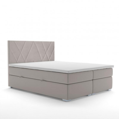 Chesterfield Schlofkummer Boxspring Bett Duebel Better Polster Këscht Funktion