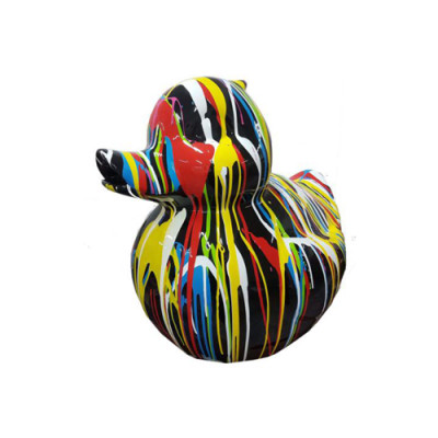 Abstrakt Dekor Figur Statue Skulptur 60 cm Figuren Statuen Int Bunt bemoolt 60 cm