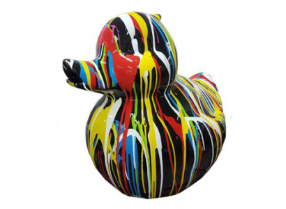 Abstrakt Dekor Figur Statue Skulptur 60 cm Figuren Statuen Int Bunt bemoolt 60 cm