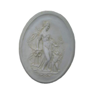 Antik Bild Relieffigur Statu Skulptur 80 x 65 cm Figuren Statuen Skulpturen O2