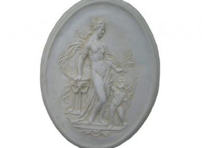 Antik Bild Relieffigur Statu Skulptur 80 x 65 cm Figuren Statuen Skulpturen O2