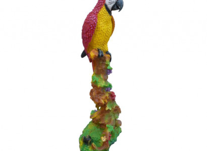 Abstrakte Papagei 98 cm Gaart Dekoratioun Statue Skulpturen Figuren Skulptur