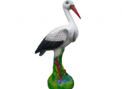 Abstrakt Storch Vugel Gaart Dekoratioun Statu Skulpturen Figuren Skulptur Nei