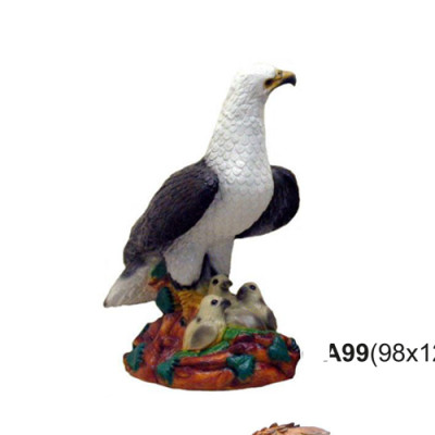USA Adler Falk abstrakt modern Statu Figur Greifvull Gaart Dekoratioun 46cm Neit