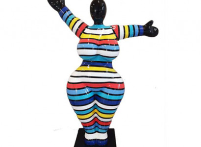 Abstrakt Designfiguren 120cm Statuen Gaart Wunnzëmmer Konscht Skulptur XXL Nei