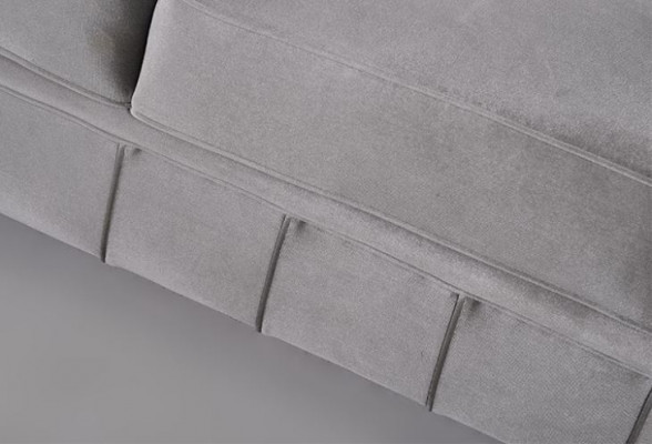 Chesterfield Sofa Couch Polster Stoff Lieder Couchen Polster Garnitur 3-Sëtzer