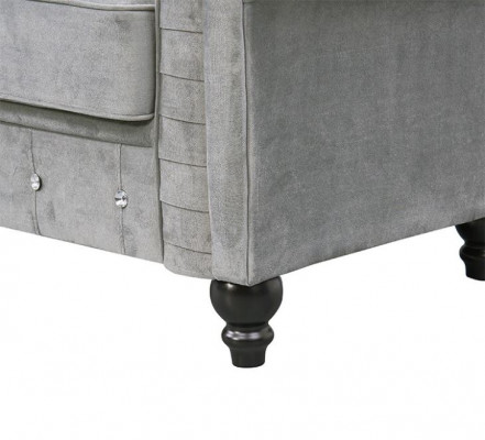Chesterfield Sofa Canapé Polster Stoft Lieder Canapéë Polster Garnitur 2 Sëtzer