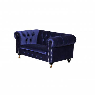 jvmoebel ® Lieder Sofa Couch - Design Polsters Zweisitzer Couch Garnitur Schwaarz