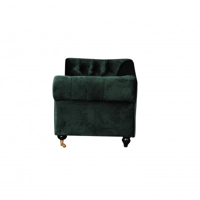 Chesterfield 2 Sëtzer Klassesch Luxus Barock Rokoko Sofa Textil Lieder Canapé