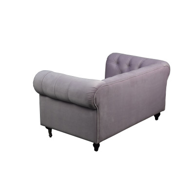 Chesterfield 2-Sëtzer Klassesch Luxus Barock Rokoko Sofa Textil Lieder Canapé