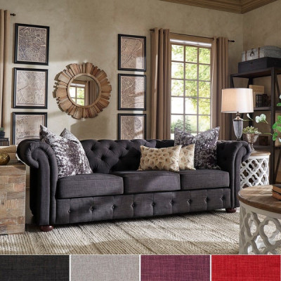 jvmoebel ® - Lieder Sofa Couch - Royal Gro Polster Drësëtzer Couch Garnitur Nei