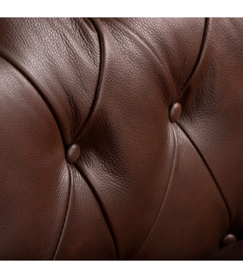 Chesterfield 3 Sëtzer Klassesch Luxus Barock Rokoko Sofa Textil Lieder Canapé Nei