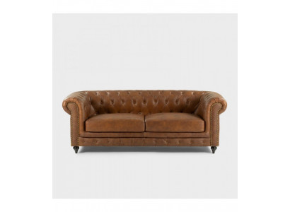 jvmoebel ® - Lieder Sofa Couch - Brong Fotell Polster Dräisëtzer Couch Garnitur