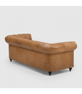 Chesterfield 3-Sëtzer Klassesch Luxus Barock Rokoko Sofa Textil Lieder Couch