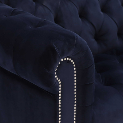 Chesterfield 4 Sëtzer Klassesch Luxus Barock Rokoko Sofa Textil Lieder Couch