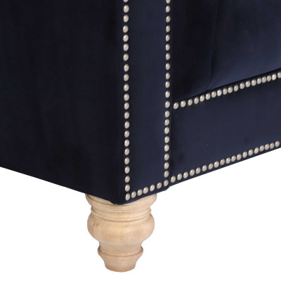 Chesterfield 4 Sëtzer Klassesch Luxus Barock Rokoko Sofa Textil Lieder Couch