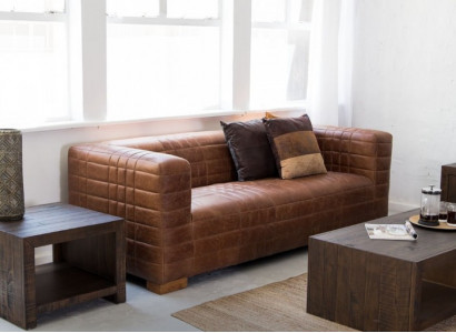 Chesterfield 3 Sëtzer Luxus Raster Sofa Textil Lieder Couch Designer Sofas Nei