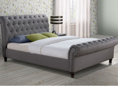 Klassescht Design Bett Polster Stoff 140x200cm Better jvmoebel ® Chesterfield