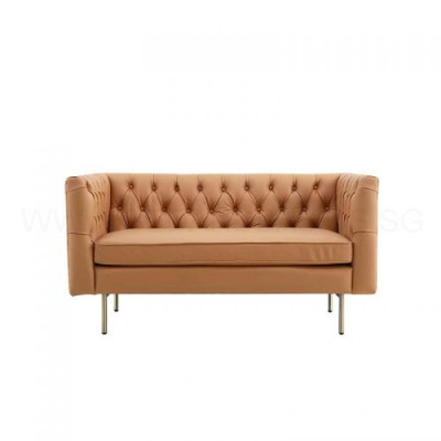 Chesterfield 2-Sëtzer Canapé Stoffcanapé Couch Polster Sëtz Garnitur 2er Canapéen Gro