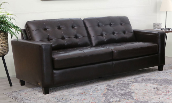 Chesterfield 3-Sëtzer Sofa Lieder Sofa Couch Polstersujet Setzer Garnitur 3er Sofas Nei
