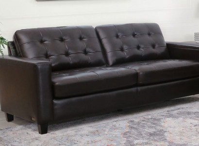 Chesterfield 3-Sëtzer Sofa Lieder Sofa Couch Polstersujet Setzer Garnitur 3er Sofas Nei