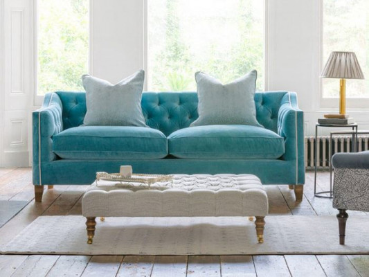 Chesterfield Sofa 2-Sëtzer Polstersammlung Designer Couchen Sofas Garnitur Zweisëtzer