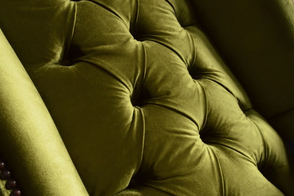 Lounge Oueren Fotell Club Designer Miwwelen Fernseesofa Stull Samt Polster Sëtz Neu