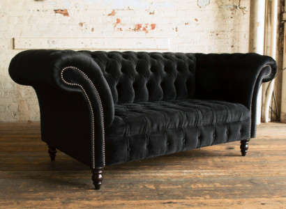 Sofa Zwëschesëtz Stoff Sofassen Couch Polster Garnitur Sofagarnitur Dräisëtz Nei
