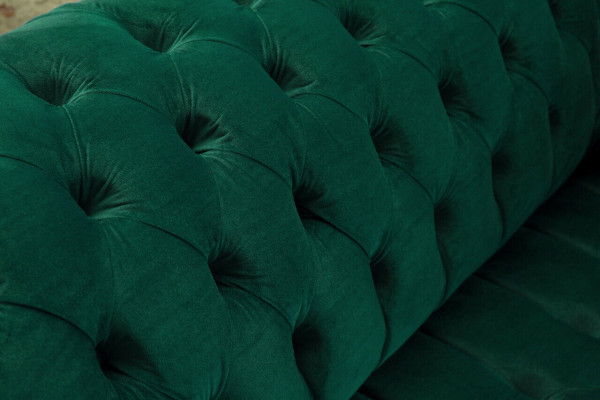 Sofa Canapé Polster 2 Sëtzer Stoff Sofas Canapée Sëtz Garnitur Design Club