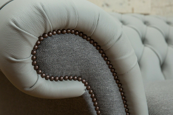 Chesterfield Canapé 3 Sëtzer Couch Sofas Couchen Wunnzëmmer Design Canapé Gro Neu