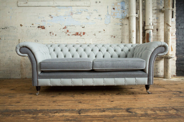 Chesterfield Canapé 3 Sëtzer Couch Sofas Couchen Wunnzëmmer Design Canapé Gro Neu
