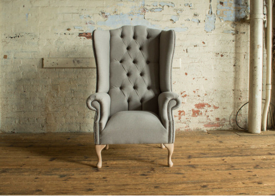 Chesterfield Ouschterfauteuil Sofa Fauteuil Polster Lehn Stull Wunnzëmmer Relax Club