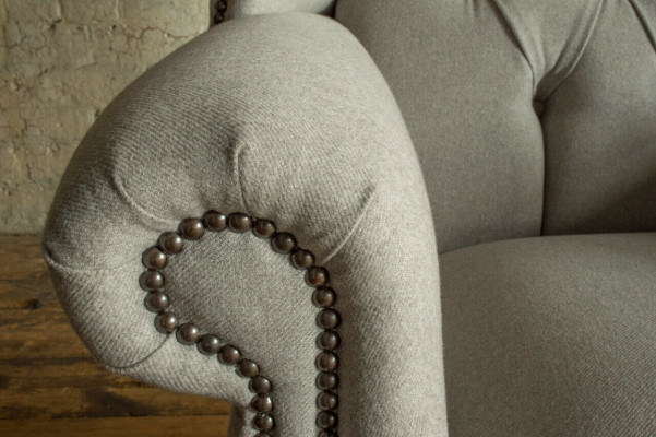 Chesterfield Ouschterfauteuil Sofa Fauteuil Polster Lehn Stull Wunnzëmmer Relax Club