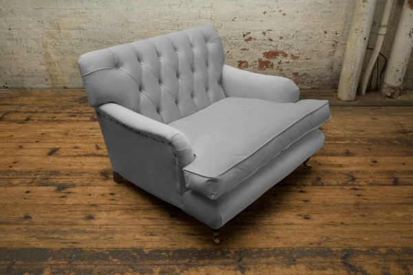 Sëtz Design Couch Sofa Relax Textil Lounge Club Pouf Sëtzer Luxus Fernseh