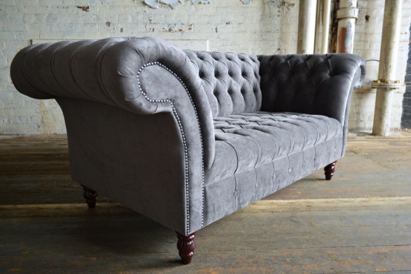 Chesterfield Canapé 3 Sëtz Couch Canapéë Couchen Wunnzëmmer Design Canapé Gro Neisten