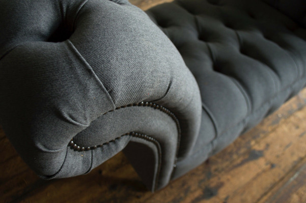 Chesterfield Sofa 1,5 SIEGER Polstersdesign Sofae Couchs Garnitur Bank Sëtz