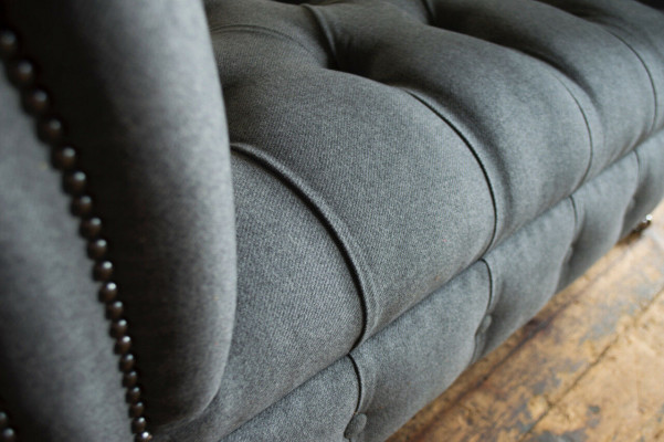 Chesterfield Sofa 1,5 SIEGER Polstersdesign Sofae Couchs Garnitur Bank Sëtz