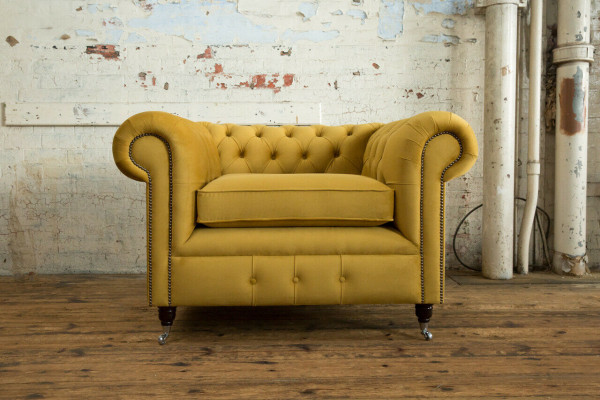Lounge Luxus Fernsee Club Polstersëtzer Fauteuil Design Canapé Sofa Chesterfield