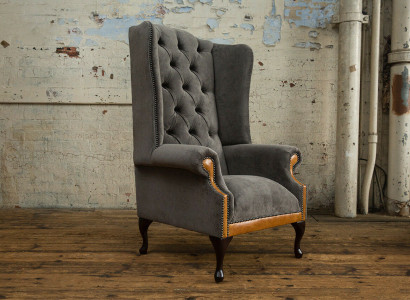 Chesterfield Samtsëtz Sofa Polster Sofas Design Luxus Couch Relax Fernseh Nei
