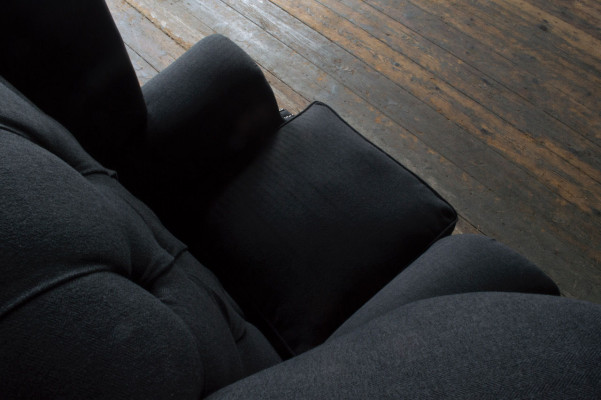 Sëtz Couch Dëpper Designer Textil 1 Sëtz Couches Dëpper Chesterfield Sëtz
