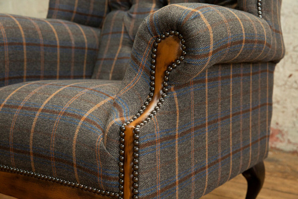 Stull Club Lounge Designer Stull Polster Canapé 1 Sëtz Relax Fernseh Nei