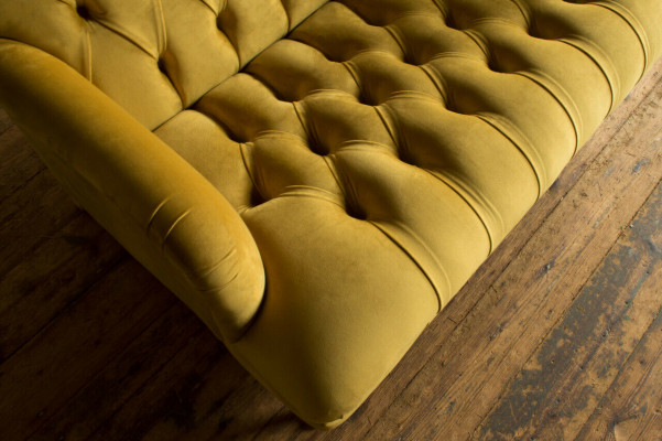 Miwwelen klassesch Wunnzëmmer Canapé Chesterfield Couch Sëtz Polster Couchen Canapéen