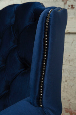 Chesterfield Samt Fautteuil Canapé Polster Canapéën Design Luxus Couch Relax Télé Nei