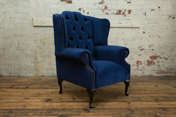 Chesterfield Samt Fautteuil Canapé Polster Canapéën Design Luxus Couch Relax Télé Nei